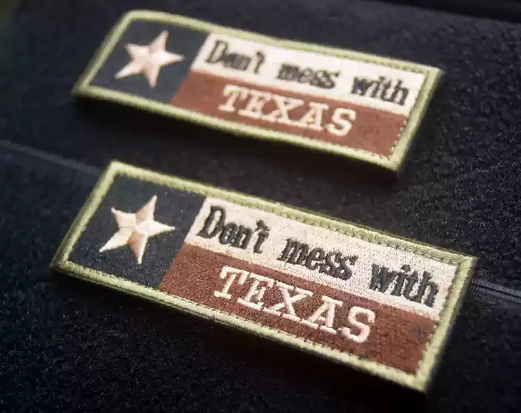 Texas Flag Embroidered Patches Don't Mess With Texas Map Thin Blue Line Appliqued Sticker Chevron Strip Patch For Clothing Bag