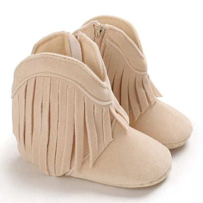 Tassel baby boots for boys and girls