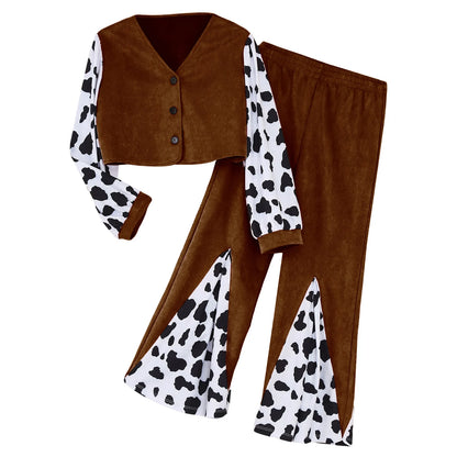 Kids Girls Western Cowboy Costume