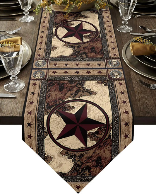 Texas Map Linen Table Runners