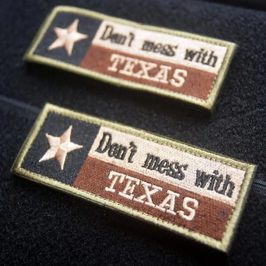 1 Pc 3D Texas Flag Embroidery Paste Patch