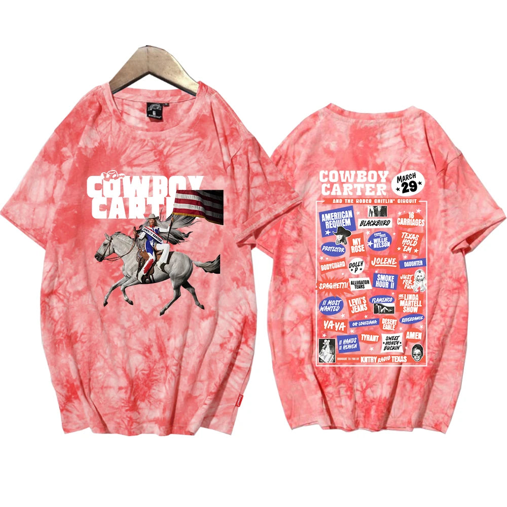 Cowboy Carter Graphic Tie-Dye T-Shirt