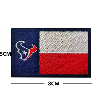 Texas Flag Embroidered Patches Don't Mess With Texas Map Thin Blue Line Appliqued Sticker Chevron Strip Patch For Clothing Bag