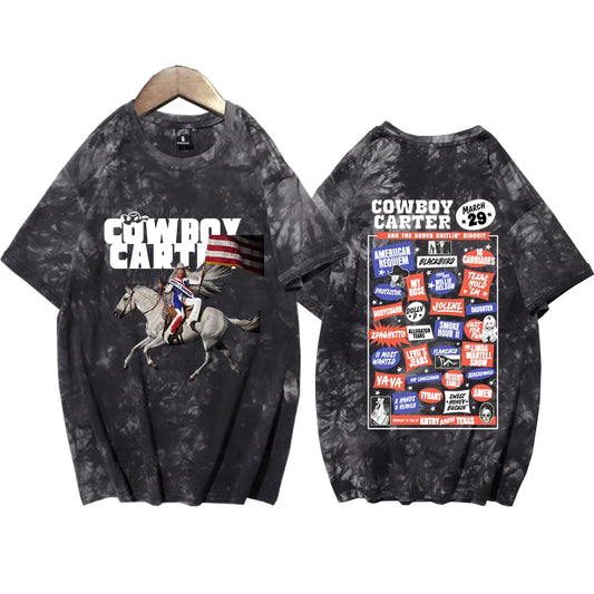 Cowboy Carter Graphic Tie-Dye T-Shirt